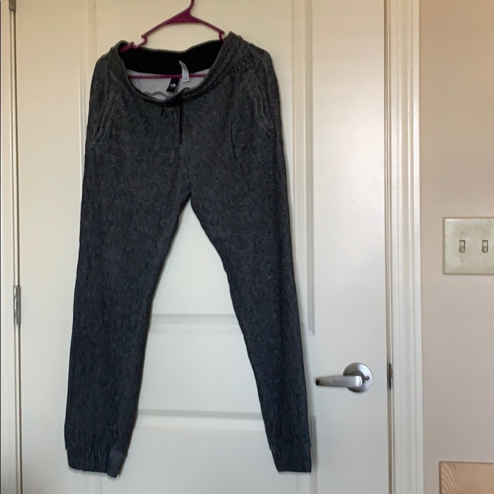 Adidas sweatpants slim leg style two front pockets